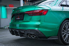 AE DESIGN - AUDI A4 / S4 B9.5 CARBON FIBRE LED REAR DIFFUSER