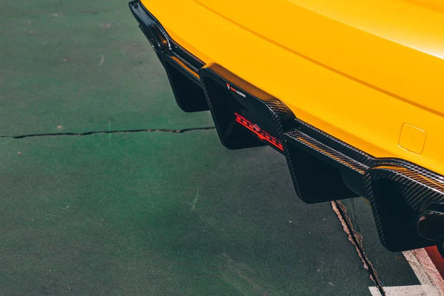 AERO CARBON - AUDI RS3 2018-2020 DRY CARBON FIBER REAR DIFFUSER TK STYLE