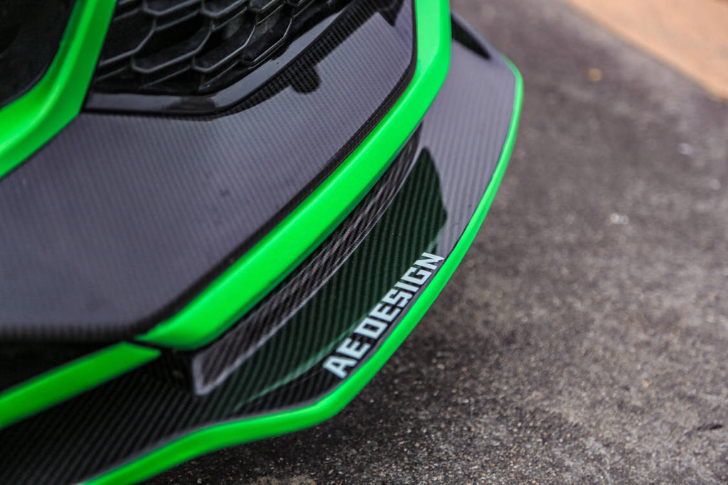 AE DESIGN - AUDI RS4 B9 CARBON FIBRE FRONT LIP