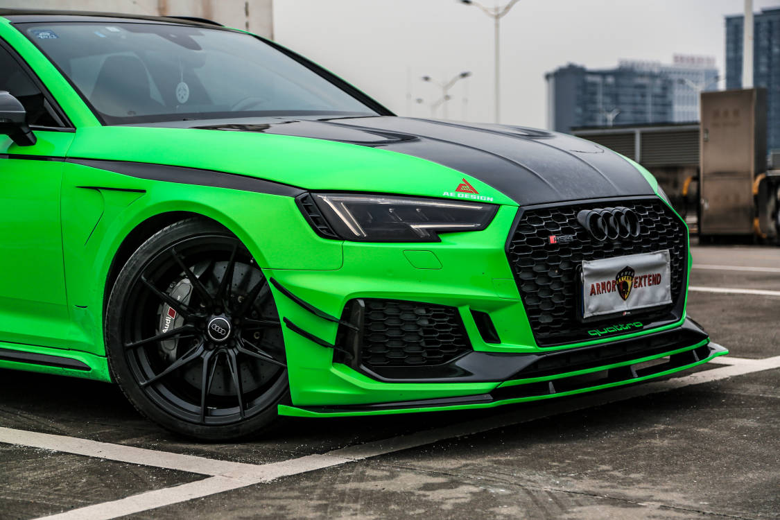 AE DESIGN - AUDI RS4 B9 CARBON FIBRE FRONT LIP