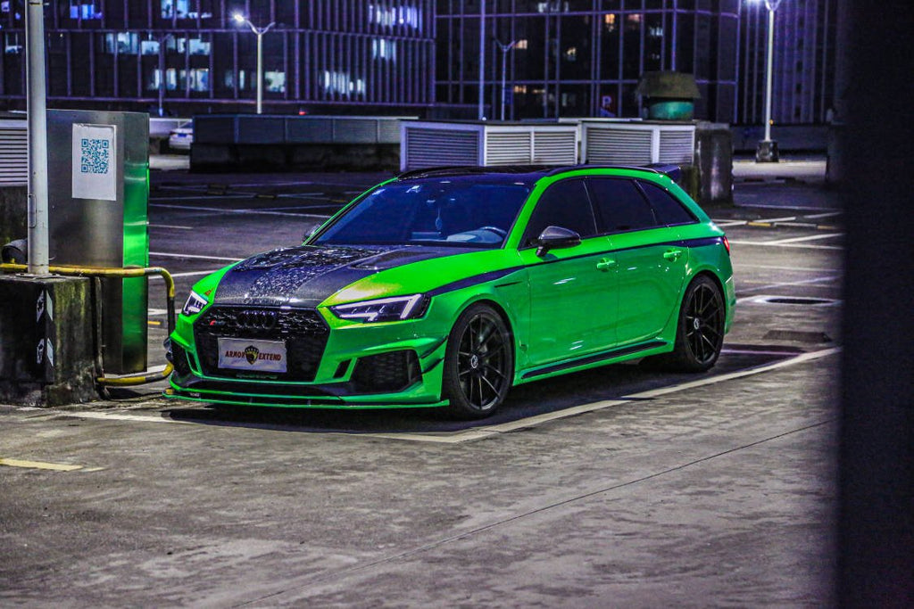 AE DESIGN - AUDI RS4 B9 CARBON FIBRE FRONT LIP