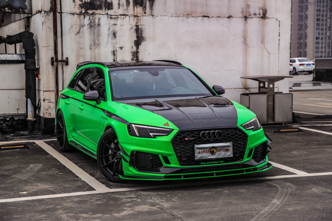 AE DESIGN - AUDI RS4 B9 CARBON FIBRE FRONT LIP
