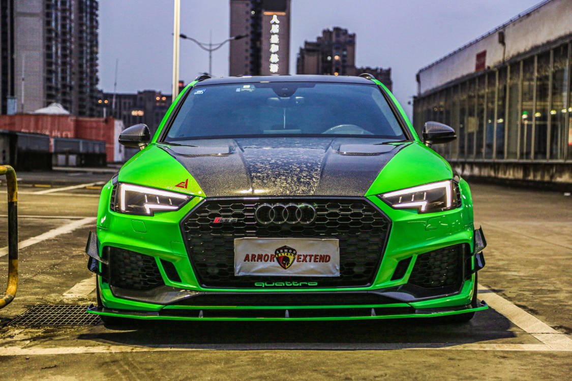 AE DESIGN - AUDI RS4 B9 CARBON FIBRE FRONT LIP