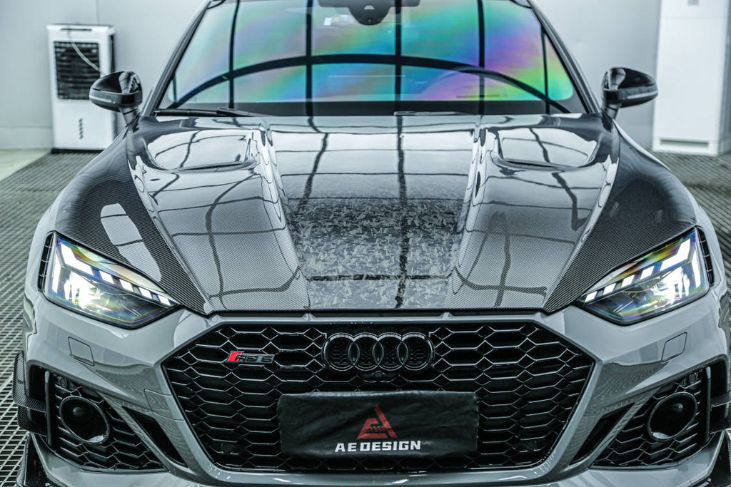 AE DESIGN - AUDI RS5  B9.5 2020+ DRY CARBON BONNET / HOOD