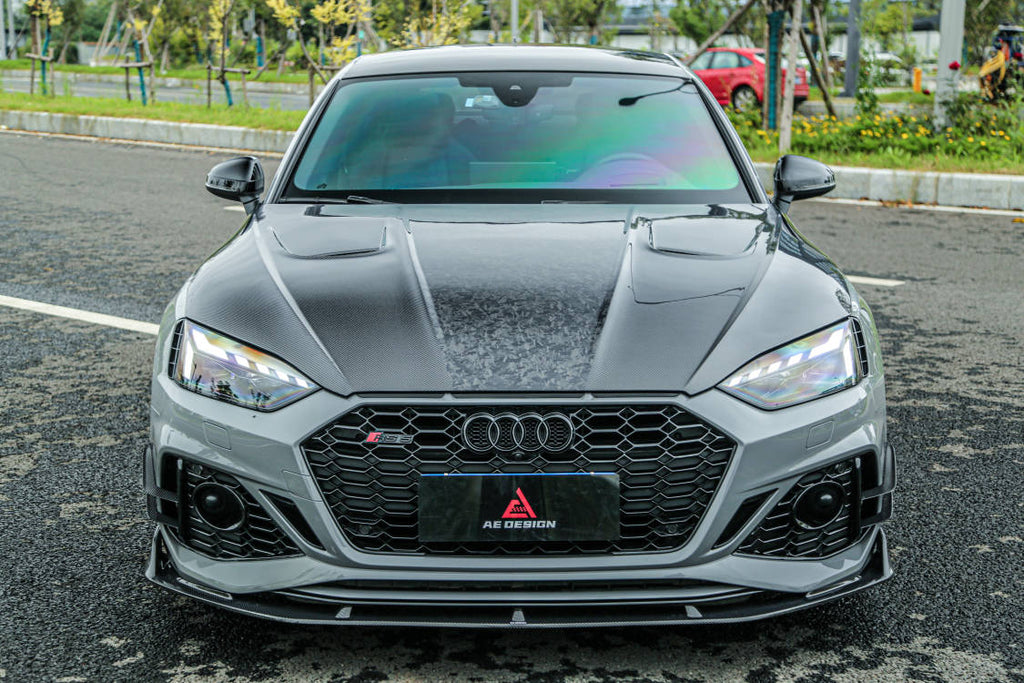 AE DESIGN - AUDI RS5  B9.5 2020+ DRY CARBON FRONT LIP