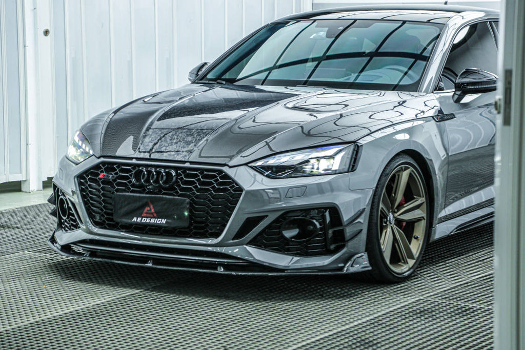 AE DESIGN - AUDI RS5  B9.5 2020+ DRY CARBON FRONT LIP