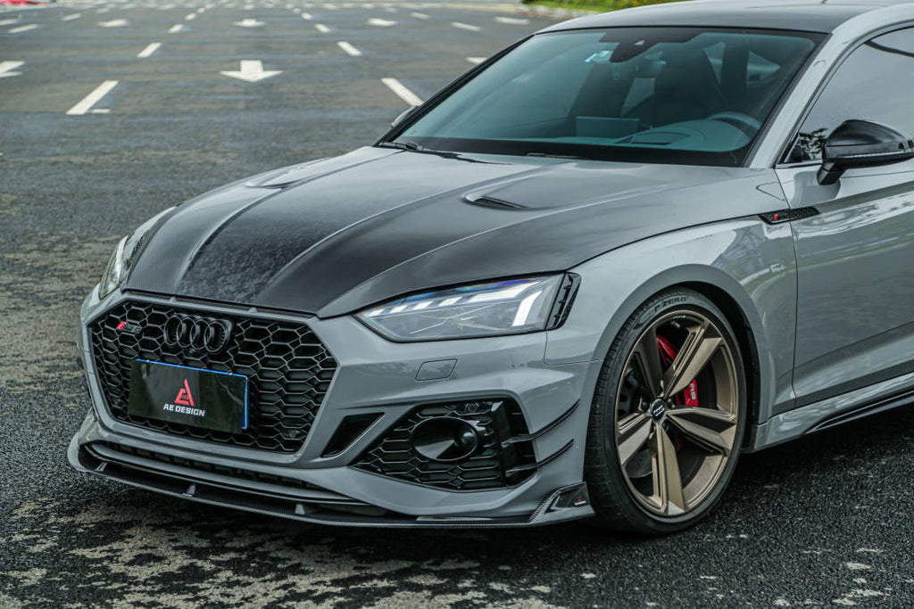AE DESIGN - AUDI RS5  B9.5 2020+ DRY CARBON FRONT LIP