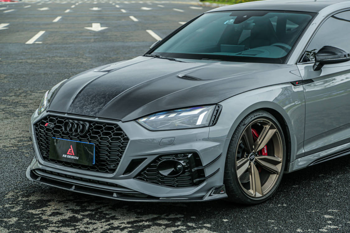 AE DESIGN - AUDI RS5  B9.5 2020+ DRY CARBON FRONT LIP