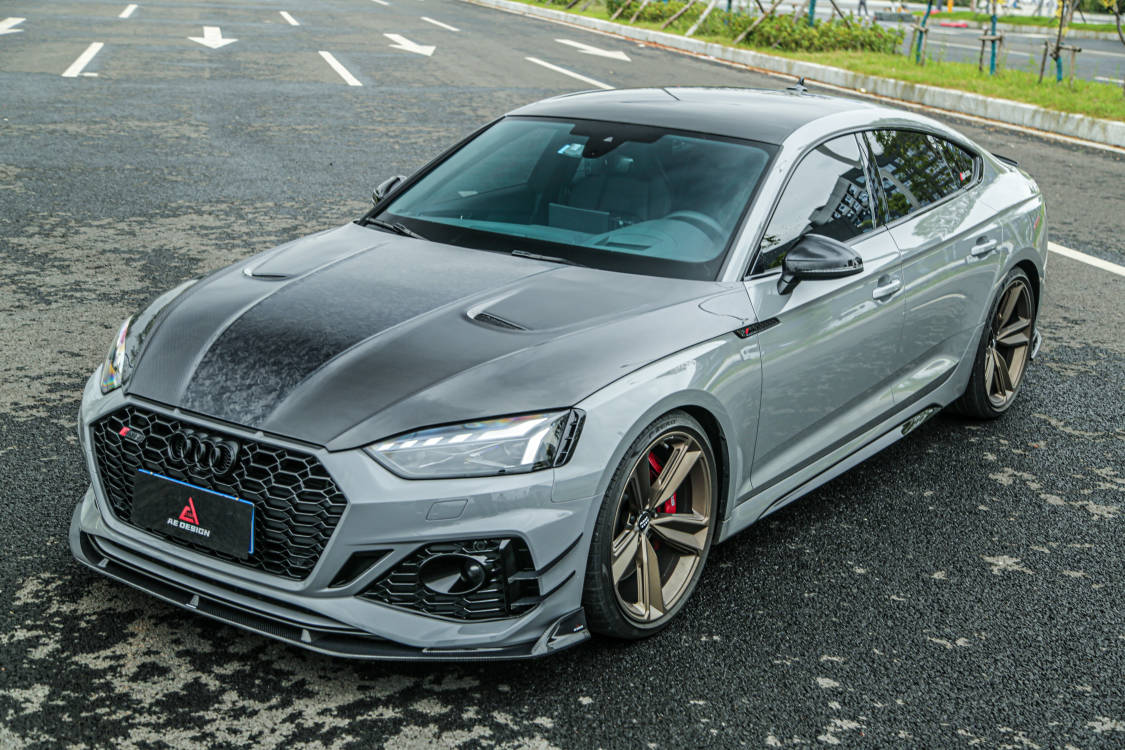 AE DESIGN - AUDI RS5  B9.5 2020+ DRY CARBON FRONT LIP