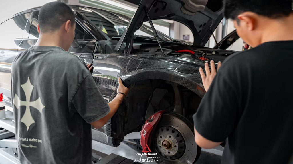 AE DESIGN - AUDI RS5 B9.5 DRY CARBON SIDE FENDERS