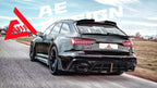AE DESIGN - AUDI RS6 / RS7 C8 DRY CARBON FIBRE LED REAR DIFFUSER