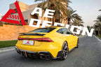 AE DESIGN - AUDI RS6 / RS7 C8 DRY CARBON FIBRE LED REAR DIFFUSER