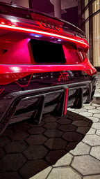 AE DESIGN - AUDI RS6 / RS7 C8 DRY CARBON FIBRE LED REAR DIFFUSER