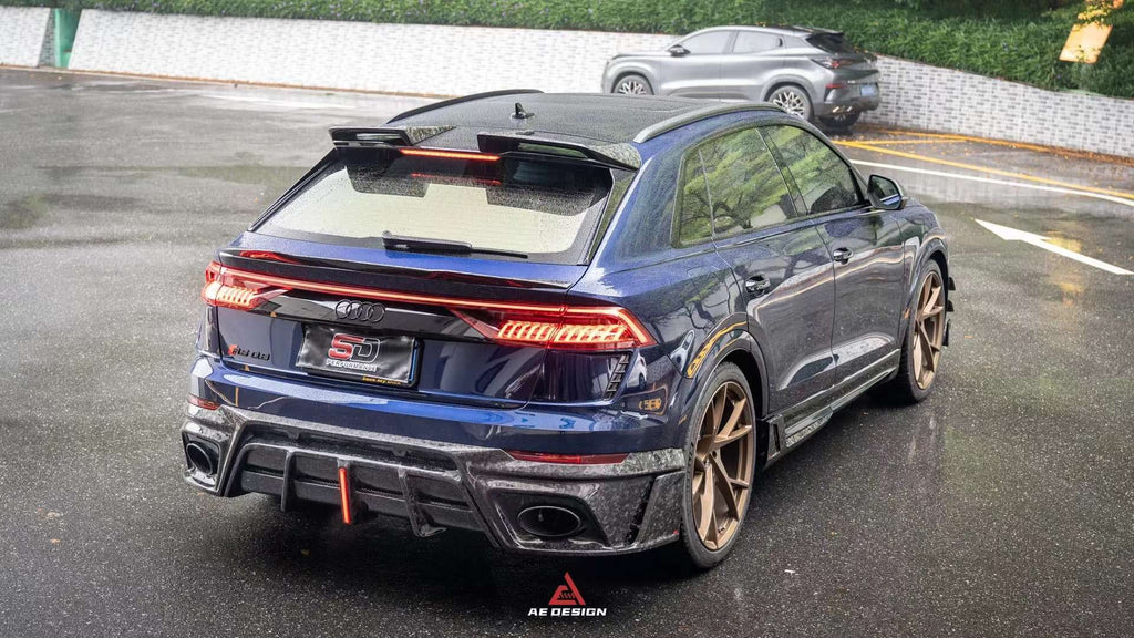 AE DESIGN - AUDI RSQ8 2020+ DRY CARBON FIBRE MID BOOT SPOILER