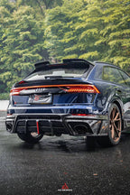 AE DESIGN - AUDI RSQ8 2020+ DRY CARBON FIBRE MID BOOT SPOILER