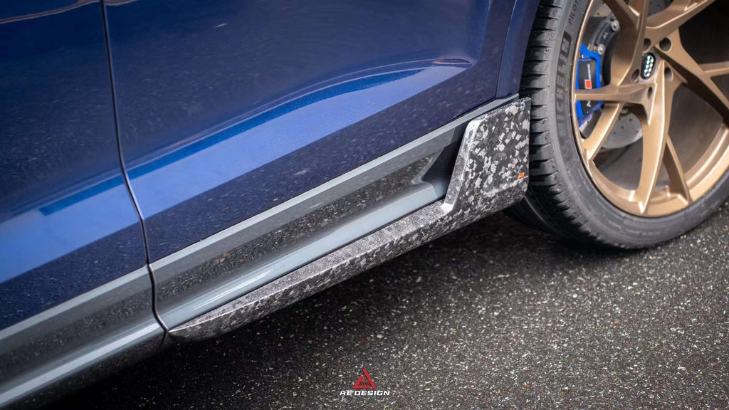 AE DESIGN - AUDI RSQ8 2020+ DRY CARBON FIBRE SIDE SKIRTS