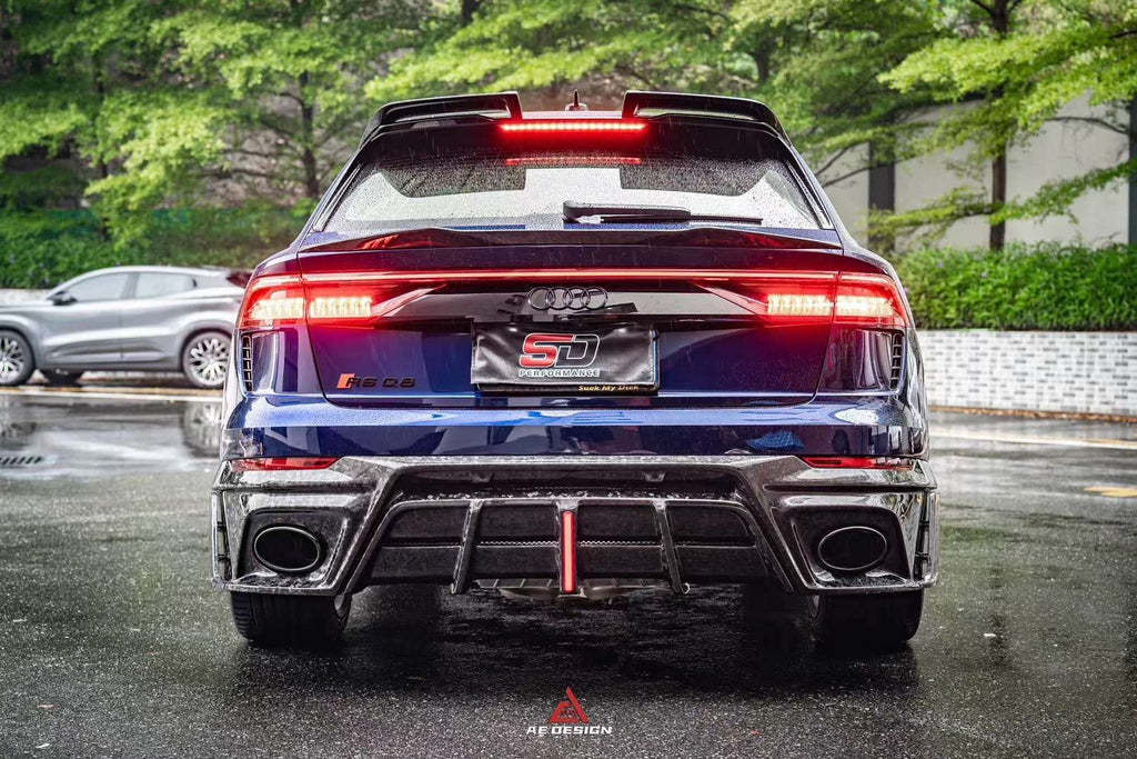 AE DESIGN - AUDI RSQ8 2020+ DRY CARBON FIBRE TOP ROOF SPOILER