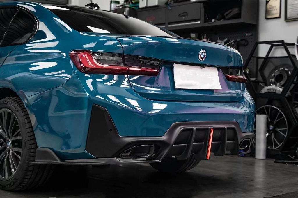 AE DESIGN - BMW 3 SERIES G20 LCI ABS PLASTIC REAR LED DIFFUSER