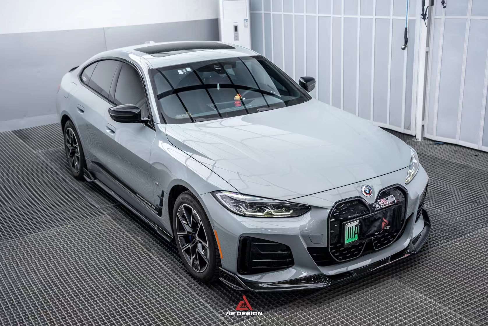 AE DESIGN - BMW 4 SERIES I4 G26 DRY CARBON FIBRE SIDE SKIRTS