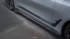 AE DESIGN - BMW 4 SERIES I4 G26 DRY CARBON FIBRE SIDE SKIRTS