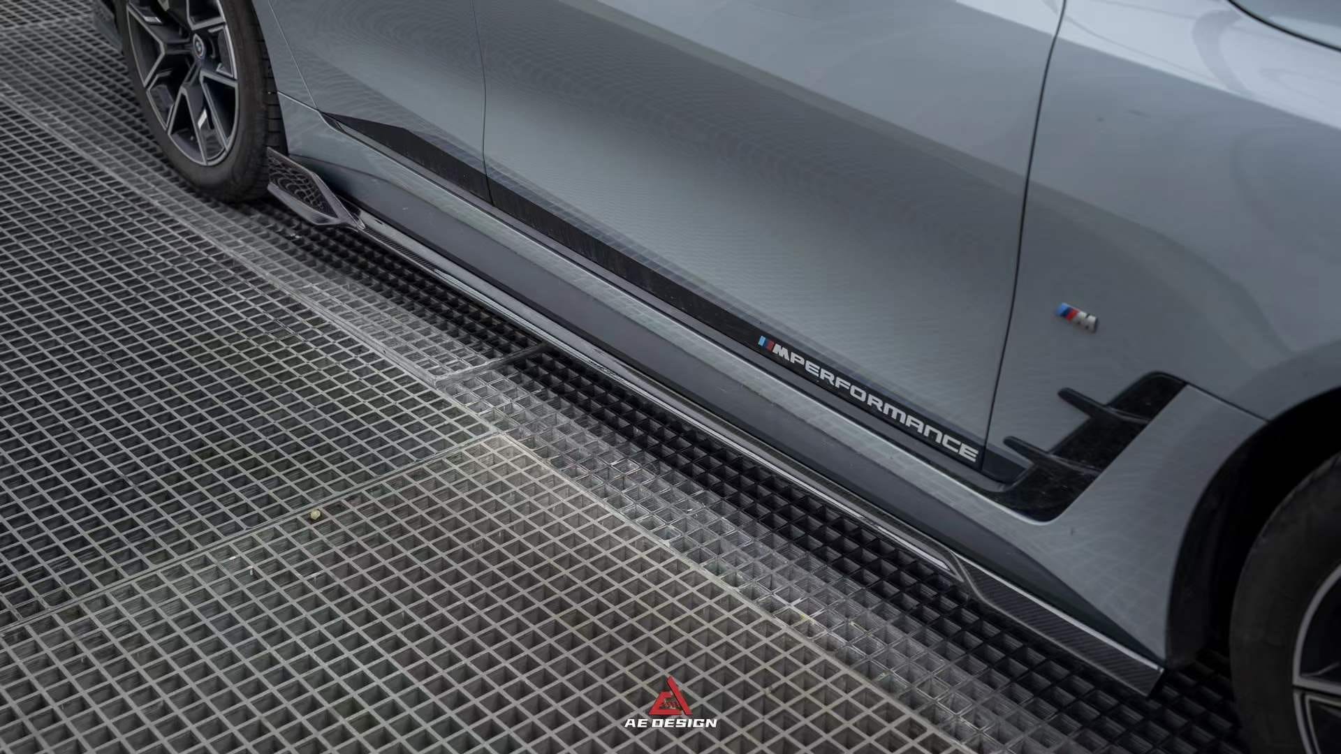 AE DESIGN - BMW 4 SERIES I4 G26 DRY CARBON FIBRE SIDE SKIRTS