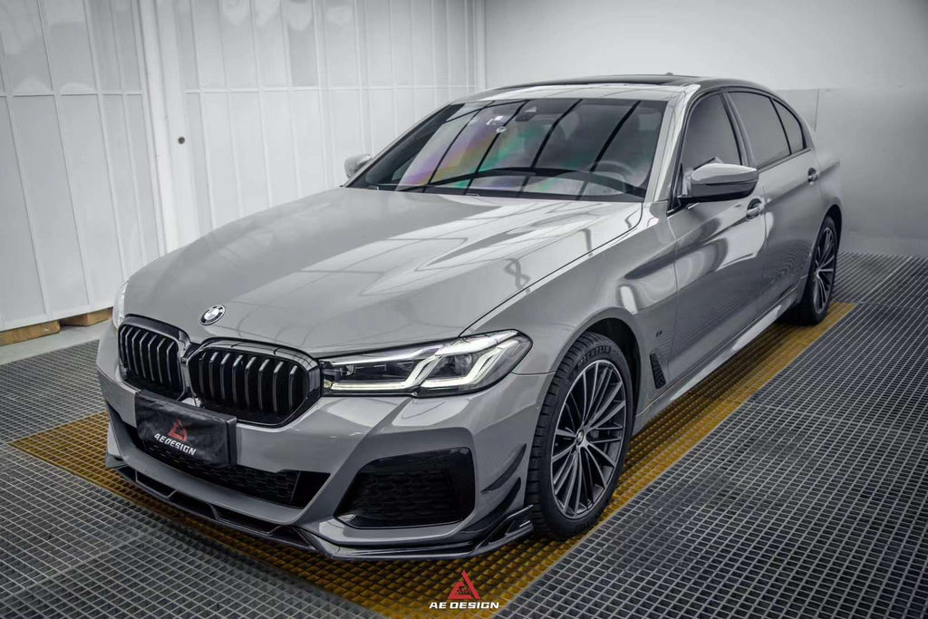 AE DESIGN - BMW 5 SERIES G30 LCI CARBON FIBRE FRONT LIP