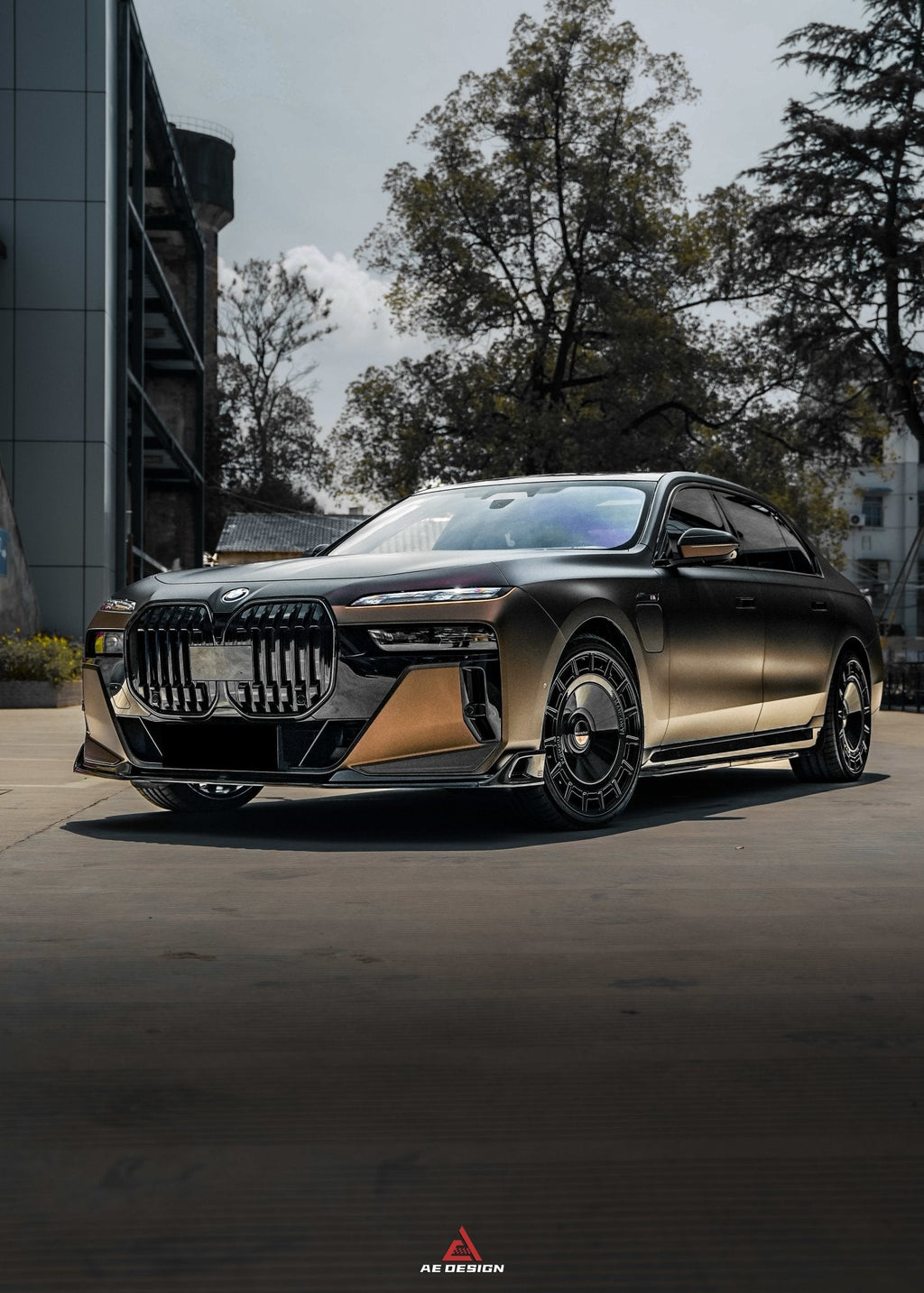 AE DESIGN - BMW 7 SERIES G70 LCI DRY CARBON FRONT LIP