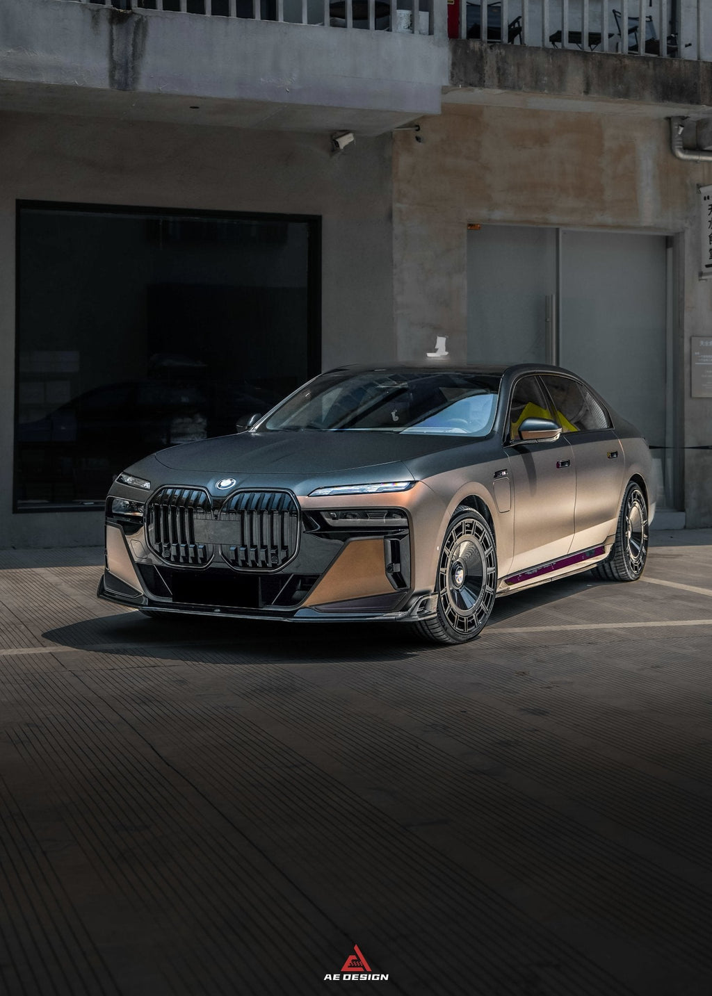 AE DESIGN - BMW 7 SERIES G70 LCI DRY CARBON FRONT LIP