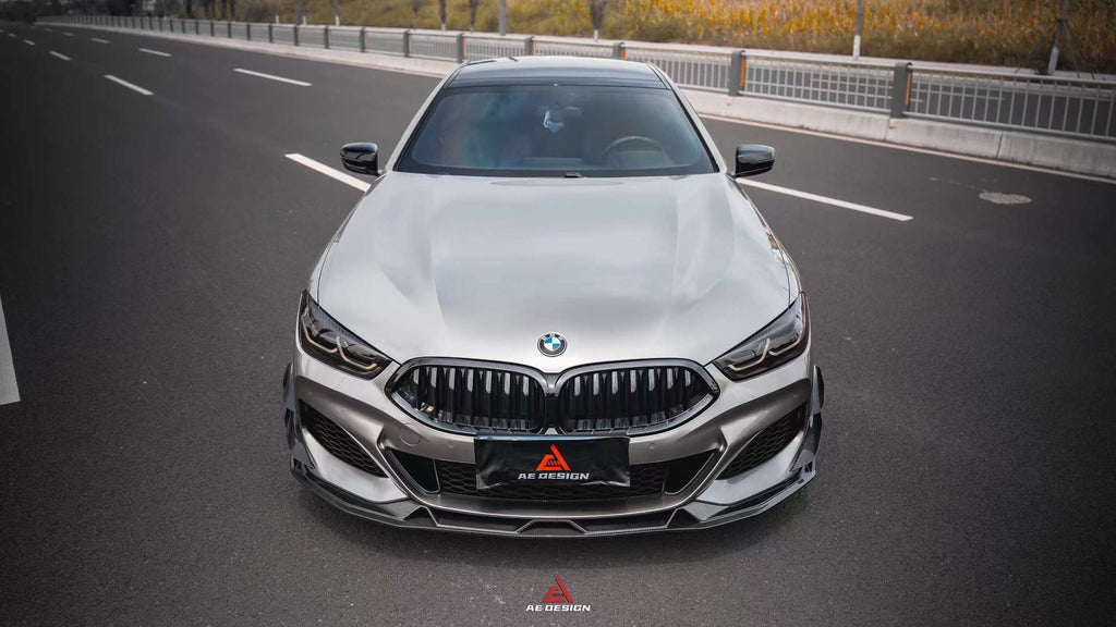 AE DESIGN - BMW 8 SERIES G14 G15 G16 CARBON FIBRE FRONT LIP