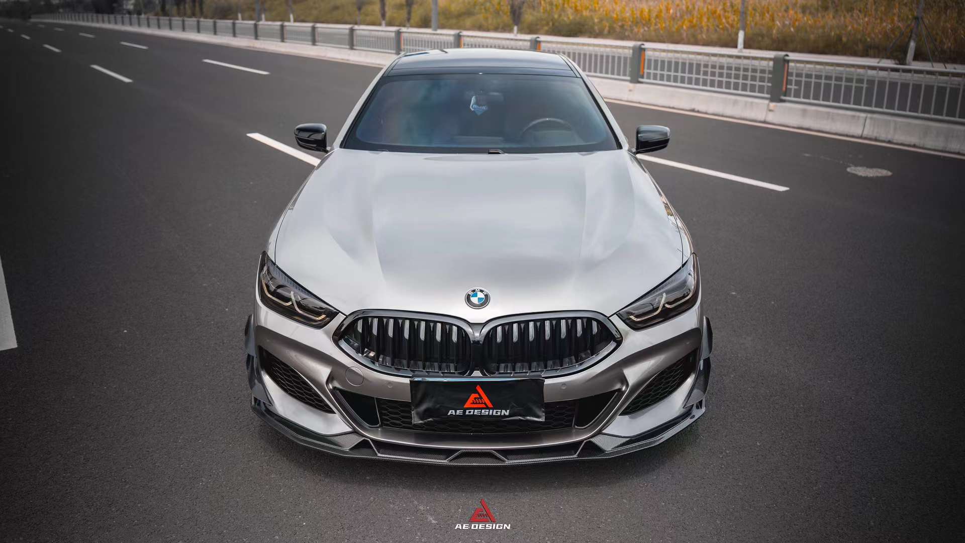 AE DESIGN - BMW 8 SERIES G14 G15 G16 CARBON FIBRE FRONT LIP
