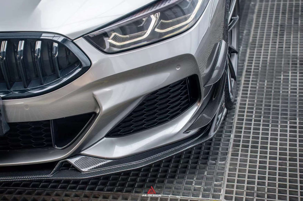 AE DESIGN - BMW 8 SERIES G14 G15 G16 CARBON FIBRE FRONT LIP