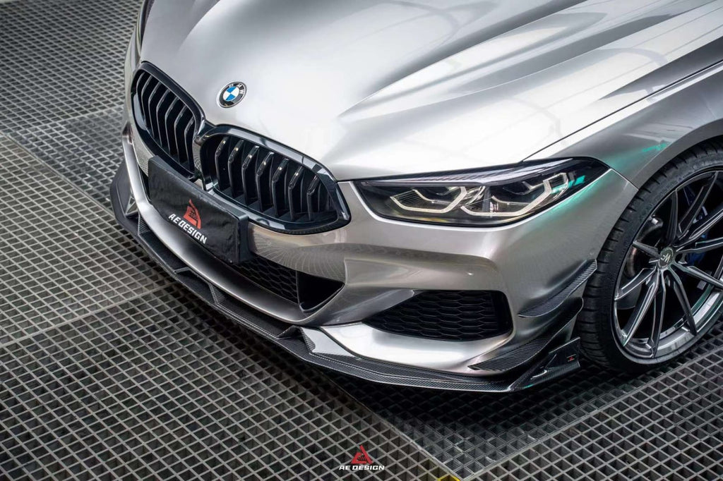 AE DESIGN - BMW 8 SERIES G14 G15 G16 CARBON FIBRE FRONT LIP