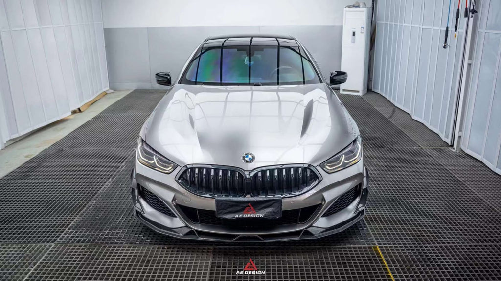AE DESIGN - BMW 8 SERIES G14 G15 G16 CARBON FIBRE FRONT LIP
