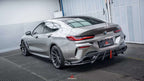 AE DESIGN - BMW 8 SERIES G14 / G15 / G16  CARBON FIBRE LED REAR DIFFUSER