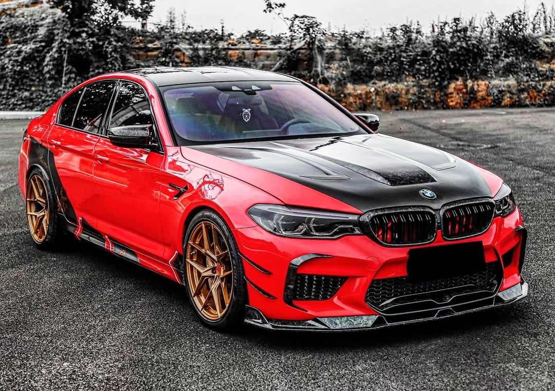 AE DESIGN - BMW F90 M5 2018 -2021 CARBON FRONT LIP