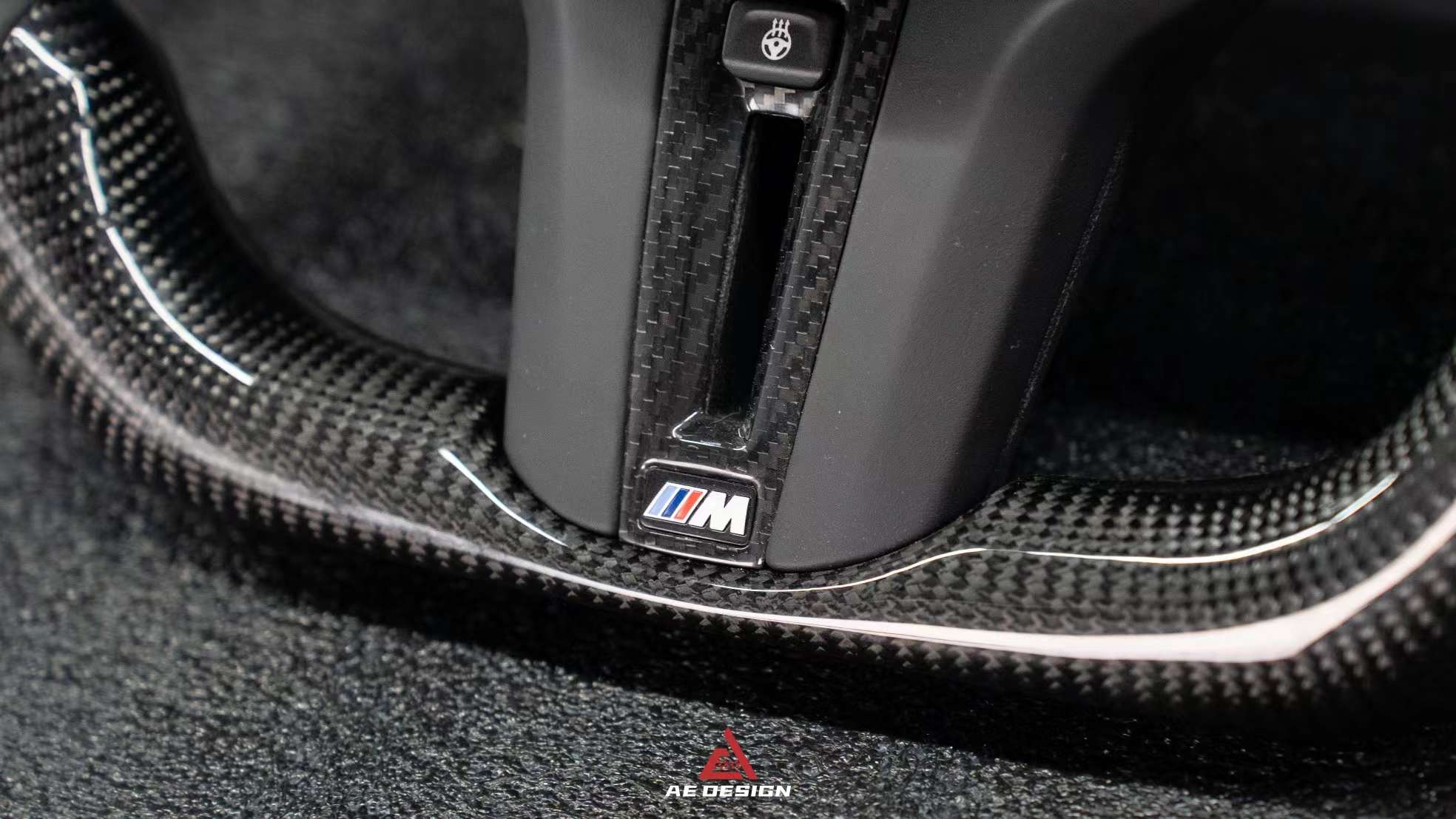 AE DESIGN -  BMW G SERIES LED DRY CARBON STEERING WHEEL