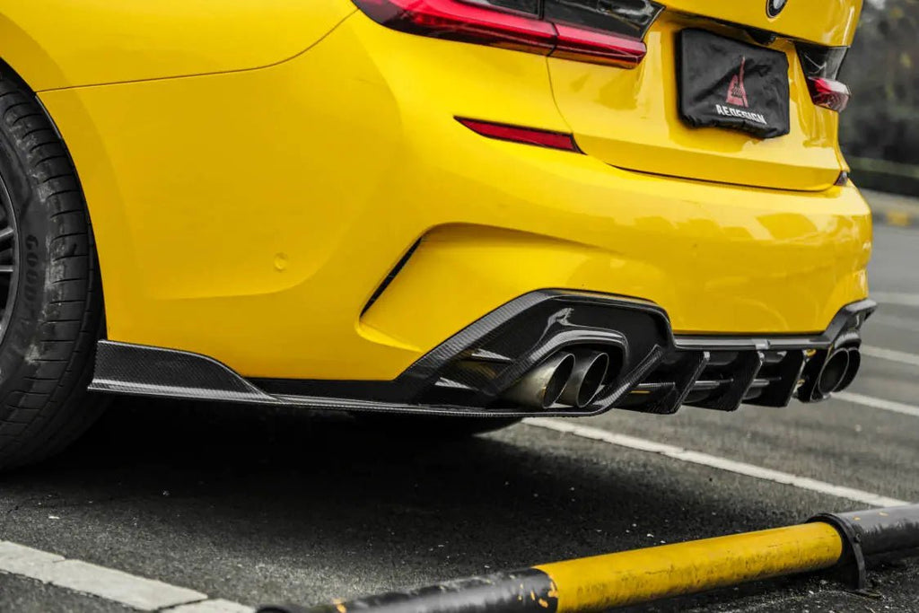 AE DESIGN - BMW G20 3 SERIES PRE-LCI CARBON FIBRE REAR DIFFUSER