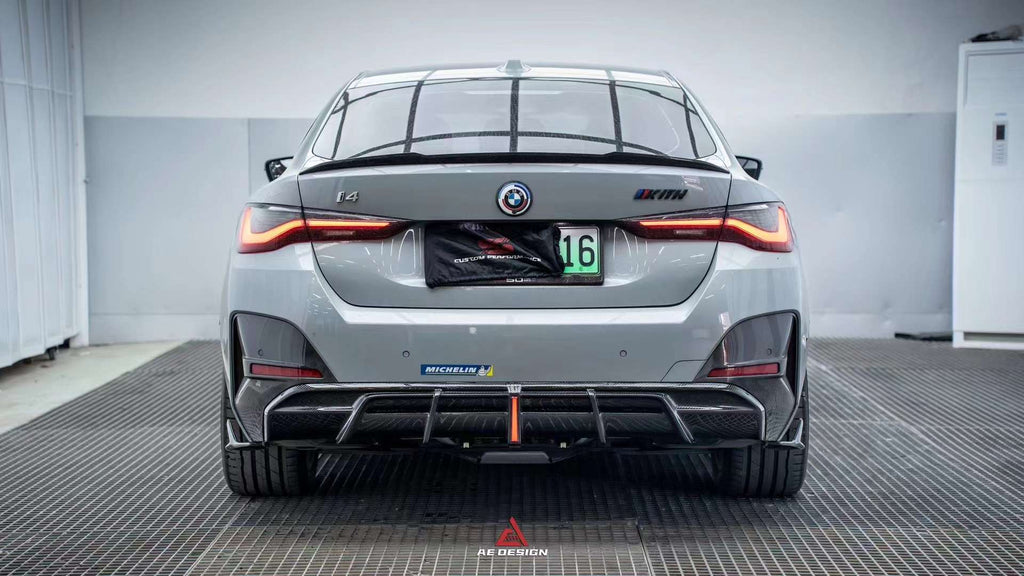 AE DESIGN - BMW I4 G26 CARBON FIBRE REAR DIFFUSER