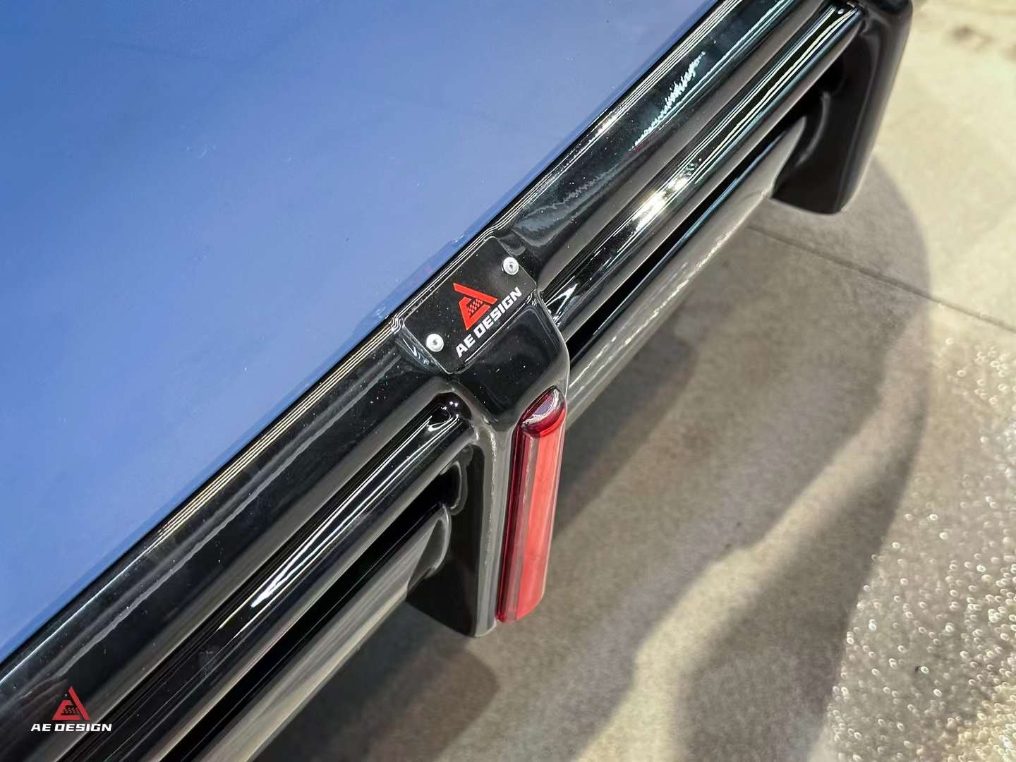 AE DESIGN - BMW I4 G26 GLOSS BLACK REAR DIFFUSER