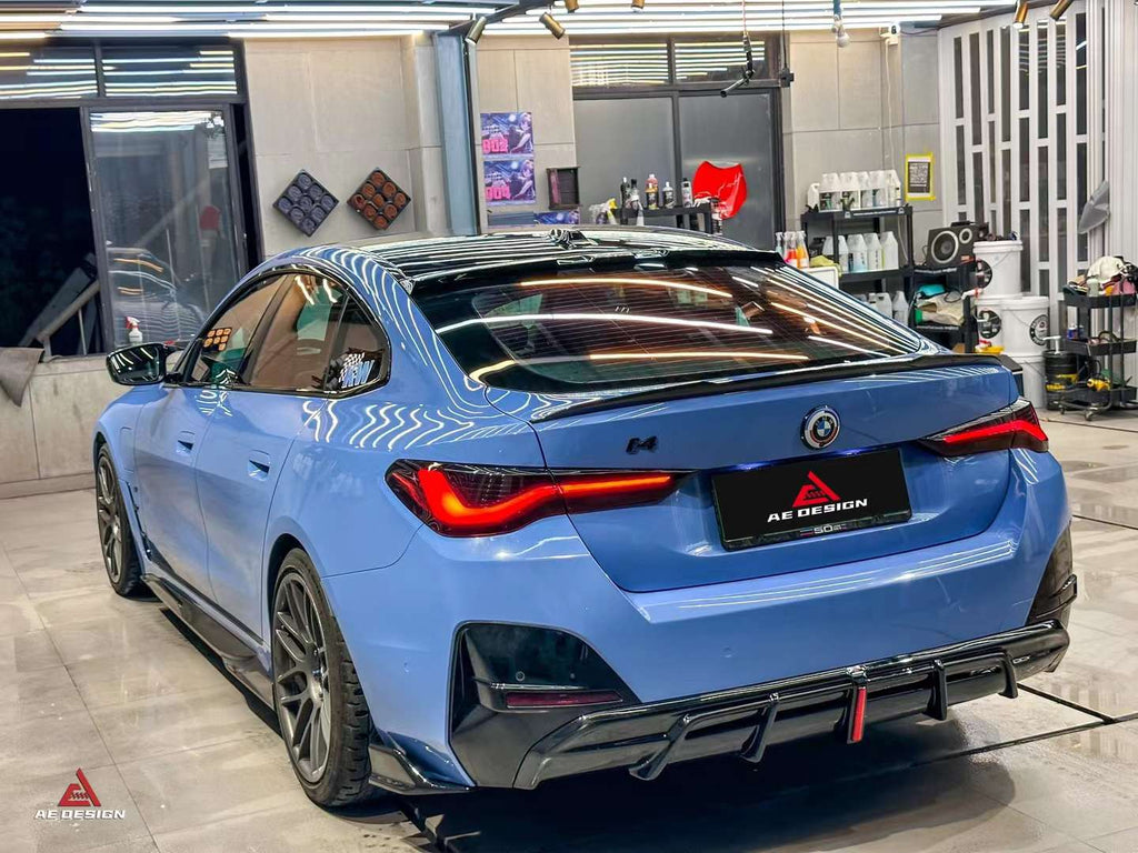 AE DESIGN - BMW I4 G26 GLOSS BLACK REAR DIFFUSER