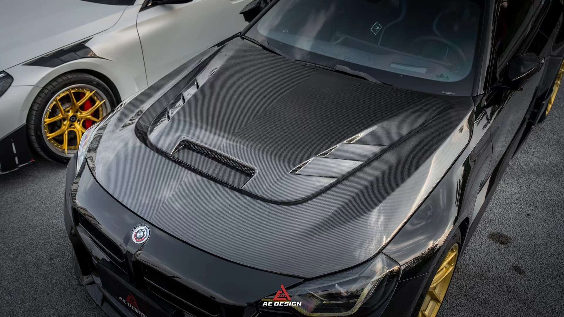 AE DESIGN - BMW M2 G87 / 2 SERIES G42 DRY CARBON FIBRE FRONT HOOD BONNET