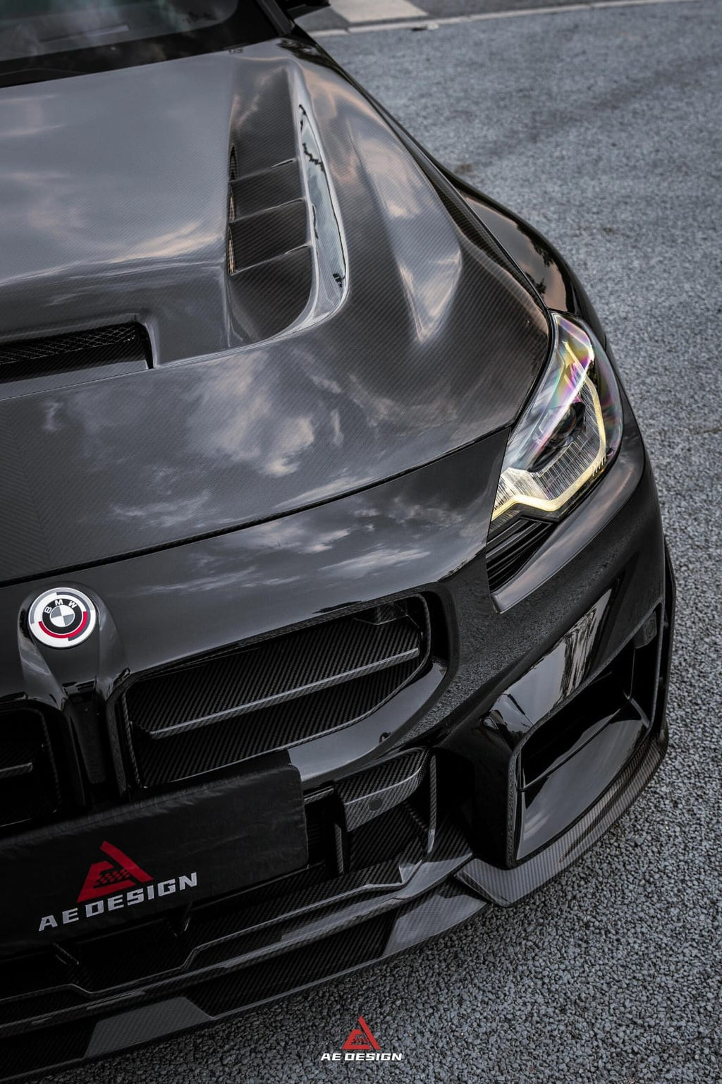 AE DESIGN - BMW M2 G87 / 2 SERIES G42 DRY CARBON FIBRE FRONT HOOD BONNET