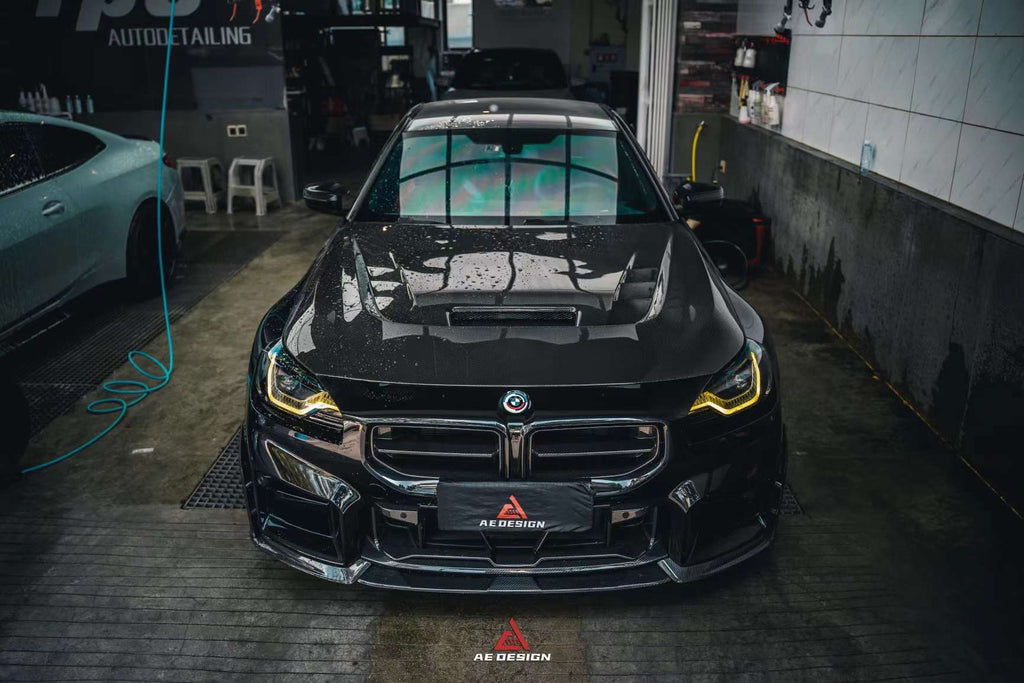 AE DESIGN - BMW M2 G87 / 2 SERIES G42 DRY CARBON FIBRE FRONT HOOD BONNET