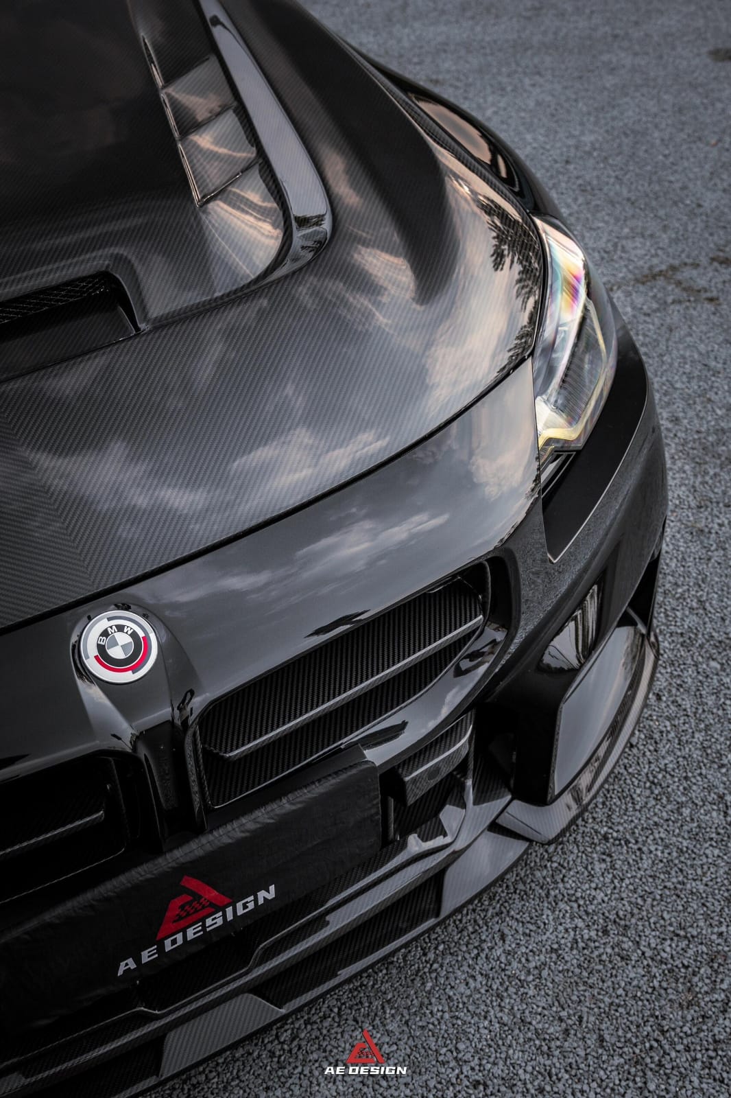 AE DESIGN - BMW M2 G87 / 2 SERIES G42 DRY CARBON FIBRE FRONT HOOD BONNET