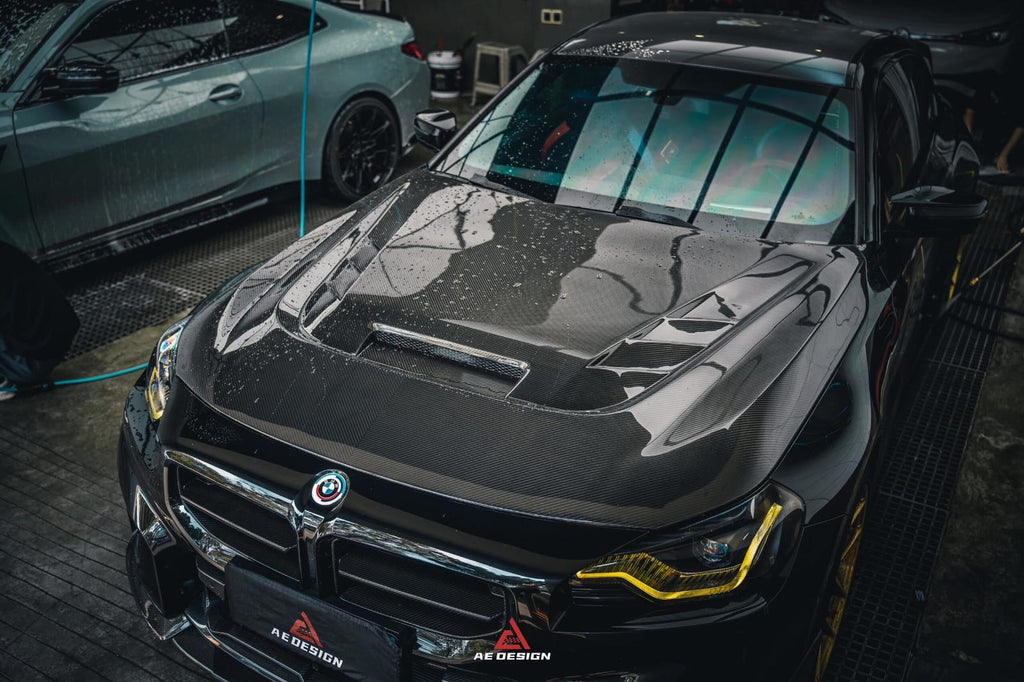 AE DESIGN - BMW M2 G87 / 2 SERIES G42 DRY CARBON FIBRE FRONT HOOD BONNET