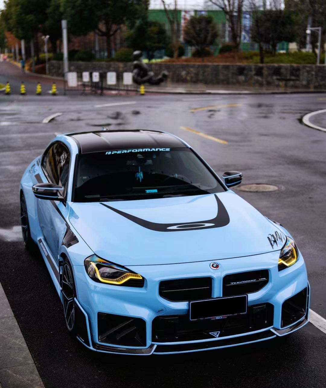 AE DESIGN - BMW M2 G87 DRY CARBON FIBRE FRONT LIP