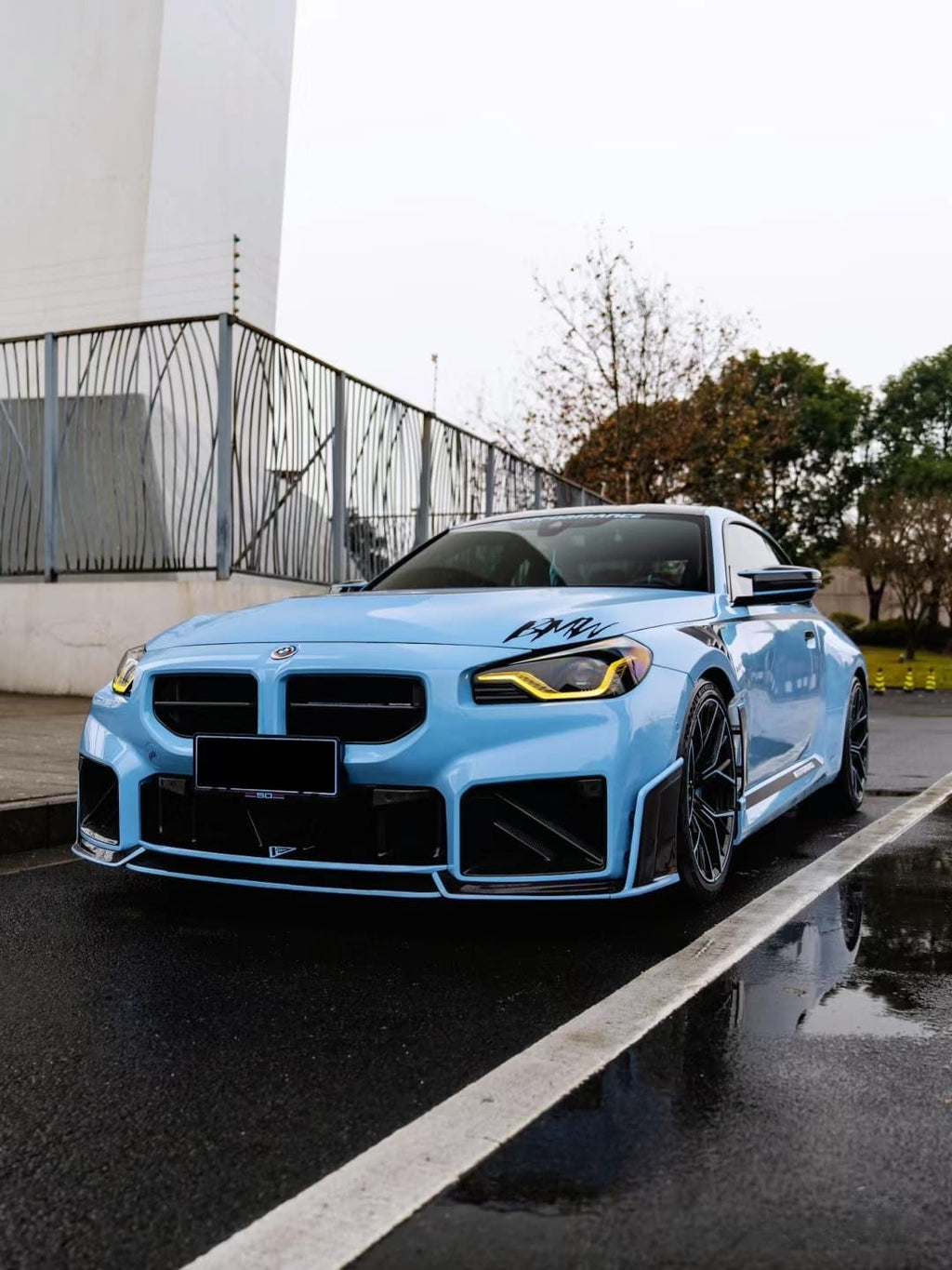 AE DESIGN - BMW M2 G87 DRY CARBON FIBRE FRONT LIP