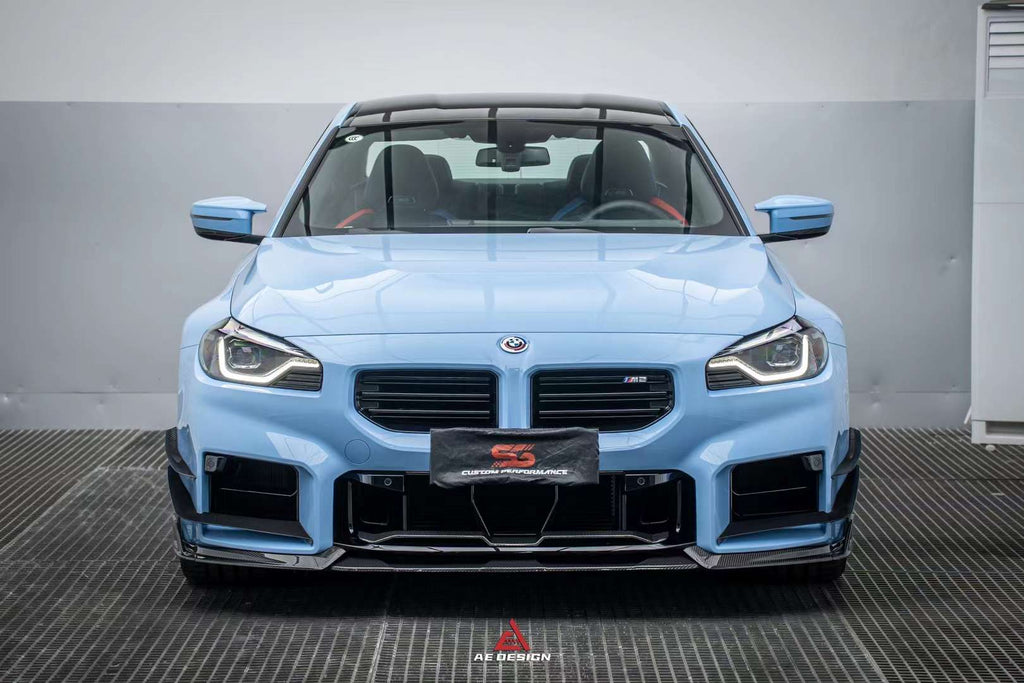 AE DESIGN - BMW M2 G87 DRY CARBON FIBRE FRONT LIP V2