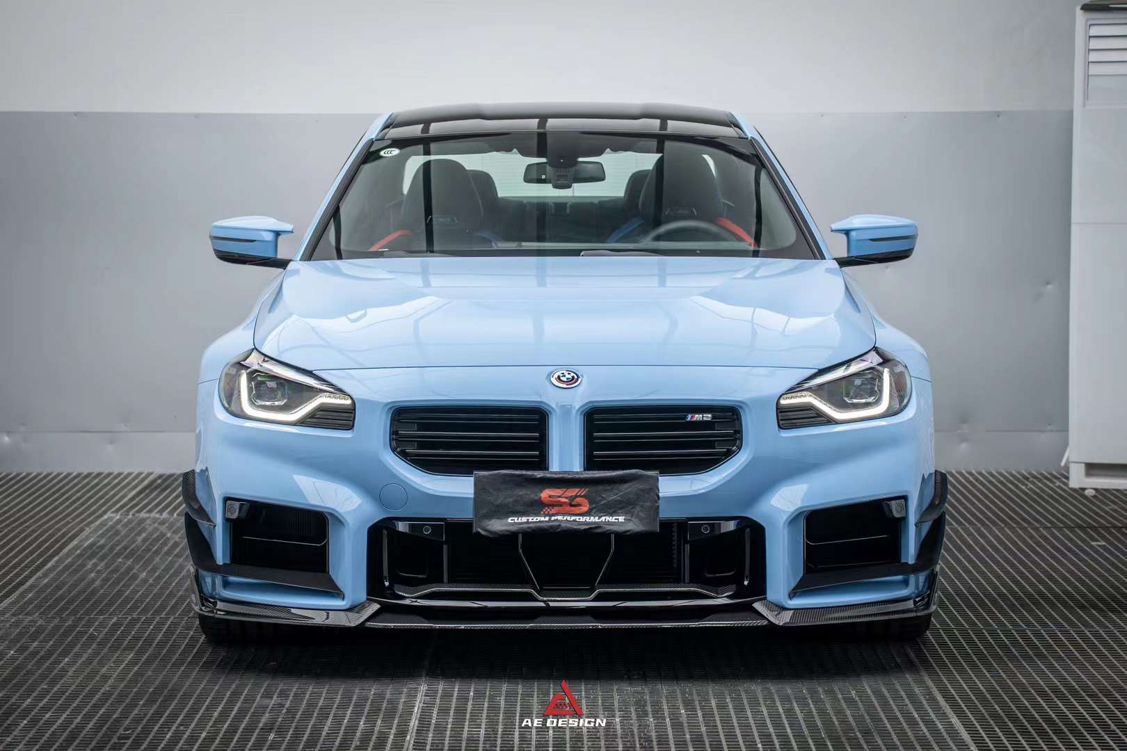 AE DESIGN - BMW M2 G87 DRY CARBON FIBRE FRONT LIP V2