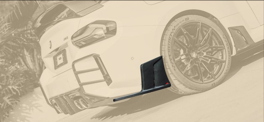 AE DESIGN - BMW M2 G87 DRY CARBON FIBRE REAR SIDE WINGLETS